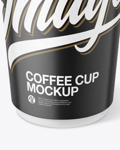 Paper Coffee Cup Mockup PSD #1
