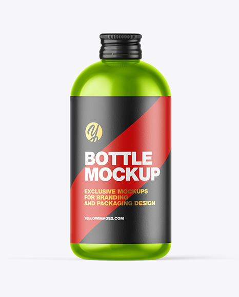 Metallic Bottle Mockup Metallic Bottle Mockup