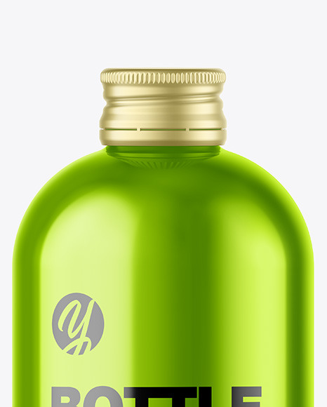 Metallic Bottle Mockup Metallic Bottle Mockup