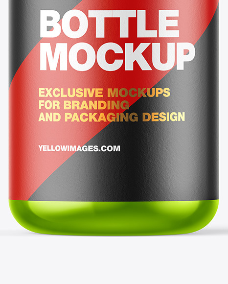 Metallic Bottle Mockup Metallic Bottle Mockup
