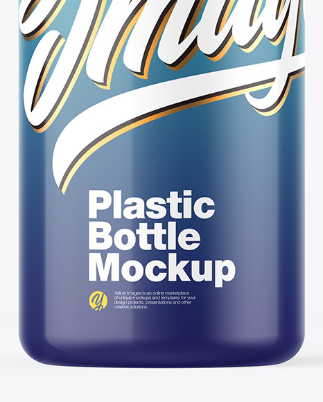 Glossy Bottle w  Metallic Cap Mockup PSD #6
