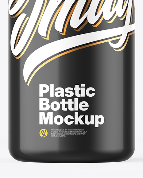 Glossy Bottle w  Metallic Cap Mockup PSD #7