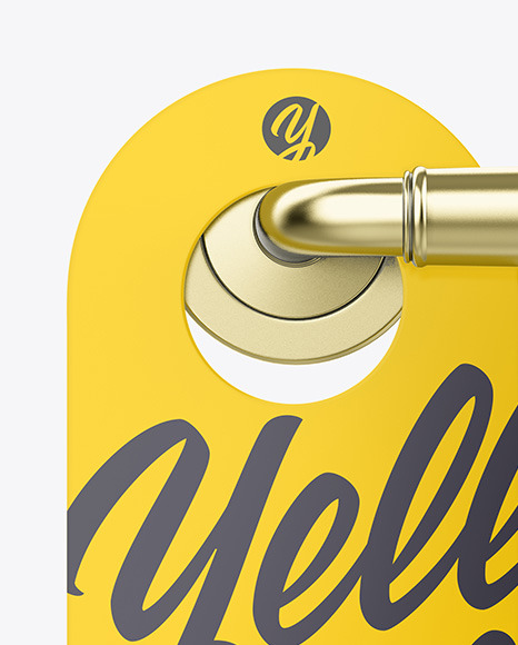 Door Hanger Mockup PSD #2