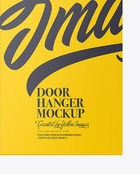 Door Hanger Mockup PSD #1