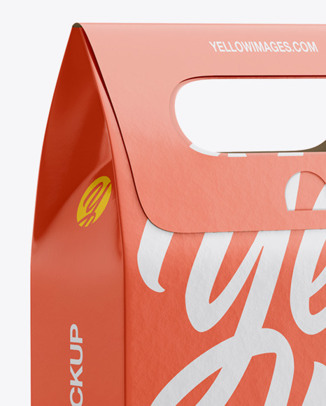 Download Paper Bag Mockup Half Side View In Bag Sack Mockups On Yellow Images Object Mockups