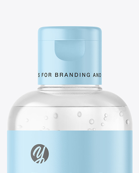 Clear Cosmetic Bottle Mockup PSD #3