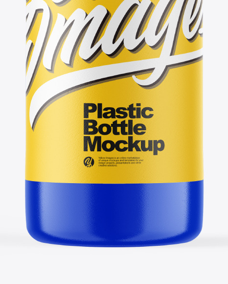 Glossy Plastic Bottle Mockup PSD #7