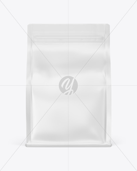 Download Matte Food Bag Mockup In Bag Sack Mockups On Yellow Images Object Mockups