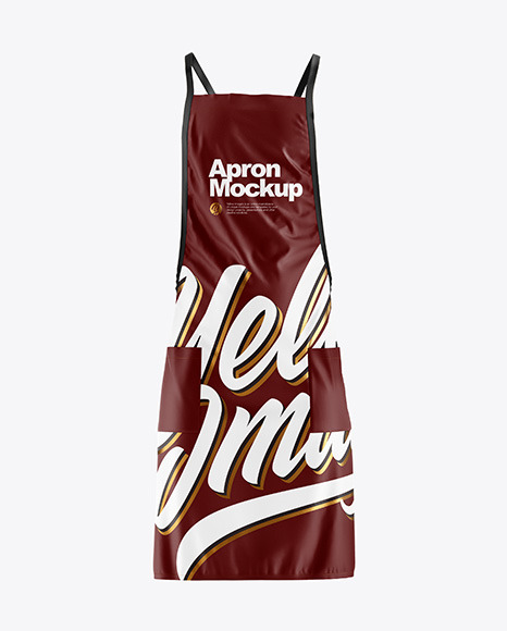 Apron Mockup In Apparel Mockups On Yellow Images Object Mockups