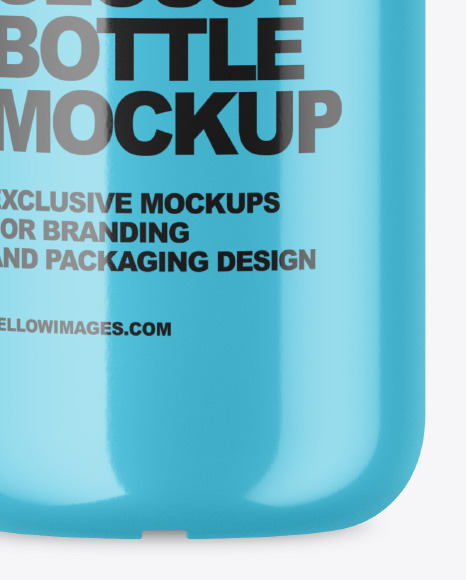 Glossy Cosmetic Bottle Mockup PSD #7