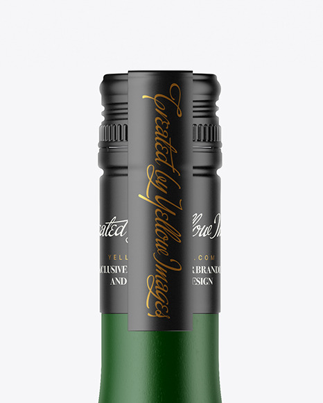 Textured Ceramic Bottle Mockup PSD #1