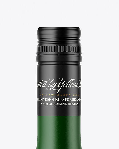 Textured Ceramic Bottle Mockup PSD #6