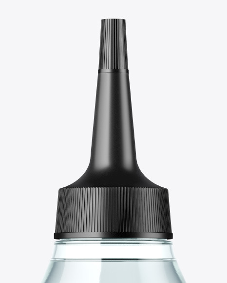 Blue Glass Cosmetic Bottle Mockup PSD #2