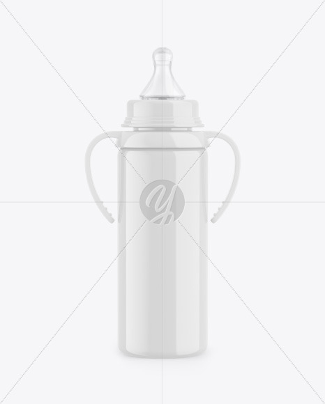 Glossy Baby Bottle Mockup Yellowimages Mockups