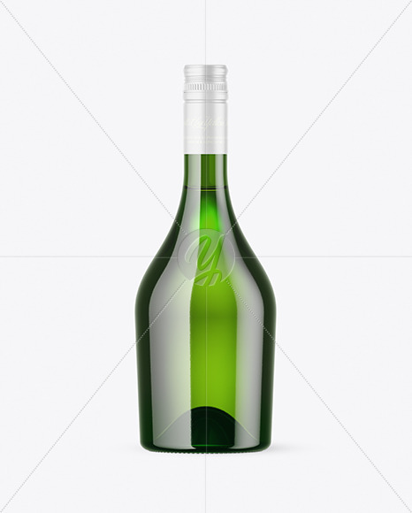 Green Glass Bottle Mockup Yellowimages Mockups