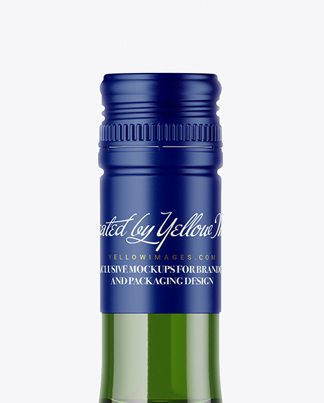 Green Glass Bottle Mockup Green Glass Bottle Mockup