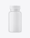 Glossy Plastic Pills Bottle Mockup