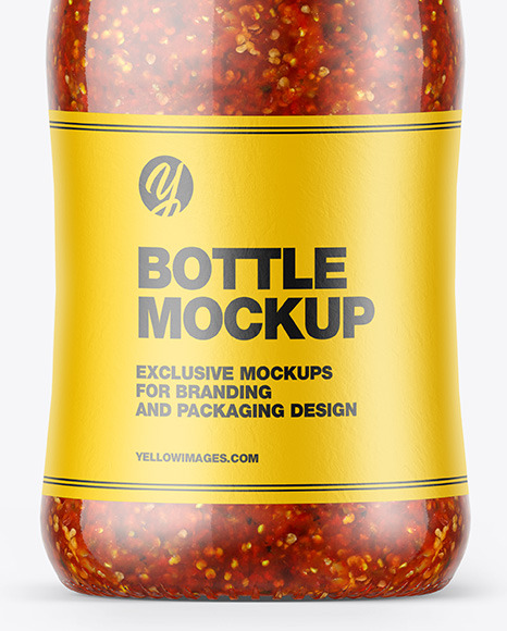 Chili Sauce Bottle Mockup PSD #7