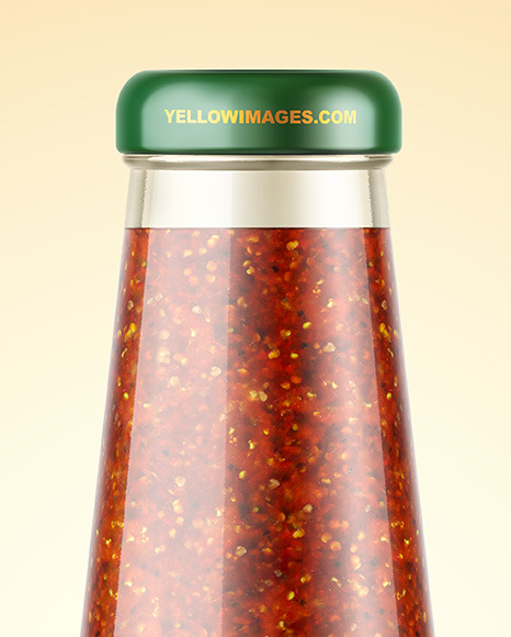 Chili Sauce Bottle Mockup PSD #5