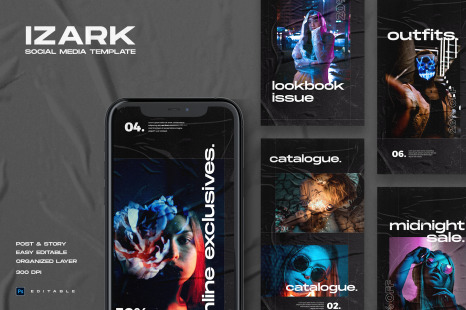 Izark - Instagram Stories &amp; Post Template