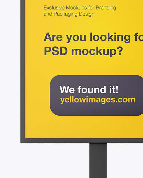 Matte Display Stand Mockup PSD #2