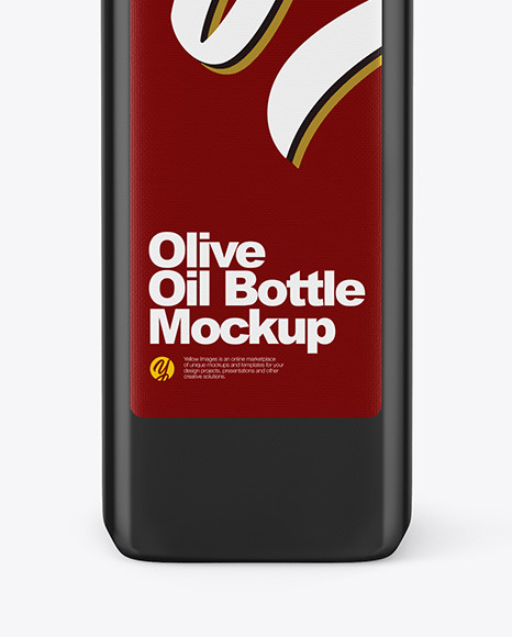 Glossy Ceramic Olive Oil Bottle Mockup PSD #7