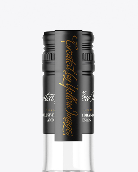 Clear Glass Vodka Bottle Mockup Clear Glass Vodka Bottle Mockup
