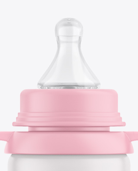 Matte Baby Bottle Mockup Matte Baby Bottle Mockup