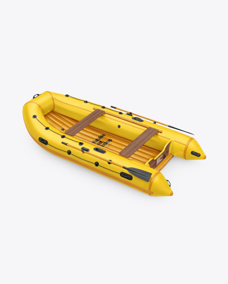 Inflatable Boat Mockup