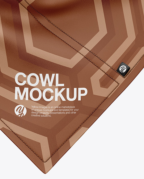 Download Cowl Mockup In Apparel Mockups On Yellow Images Object Mockups