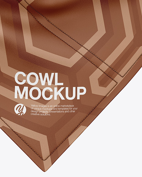 Download Cowl Mockup In Apparel Mockups On Yellow Images Object Mockups