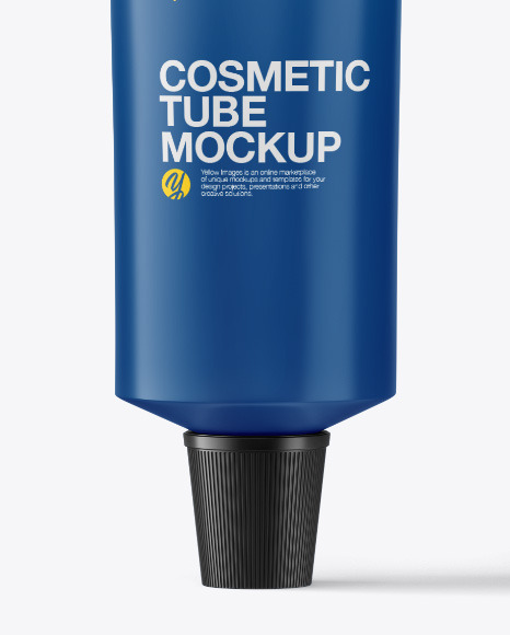 Matte Cosmetic Tube with Kraft Box Mockup Matte Cosmetic Tube with Kraft Box Mockup