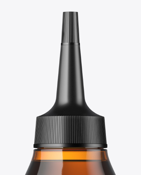 Amber Glass Cosmetic Bottle Mockup Amber Glass Cosmetic Bottle Mockup