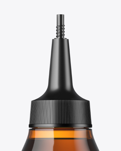 Amber Glass Cosmetic Bottle Mockup Amber Glass Cosmetic Bottle Mockup
