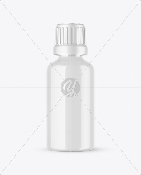 50ml Glossy Plastic Bottle Mockup Packaging Mockups