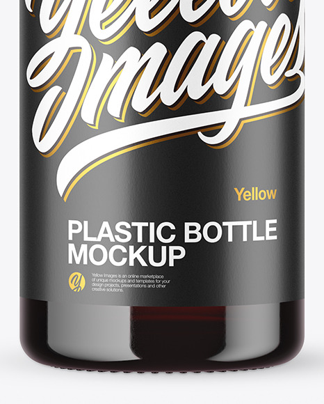 50ml Dark Amber Glass Bottle Mockup 50ml Dark Amber Glass Bottle Mockup