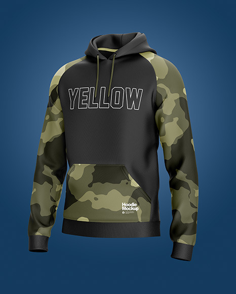 Download Hoodie Mockup Half Side View In Apparel Mockups On Yellow Images Object Mockups