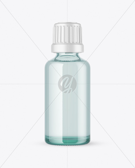 Download 50ml Blue Glass Bottle Mockup Free Mockups