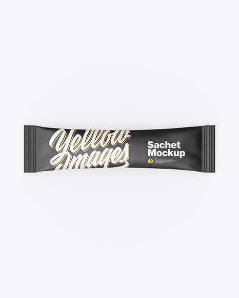 Matte Stick Sachet Mockup Matte Stick Sachet Mockup