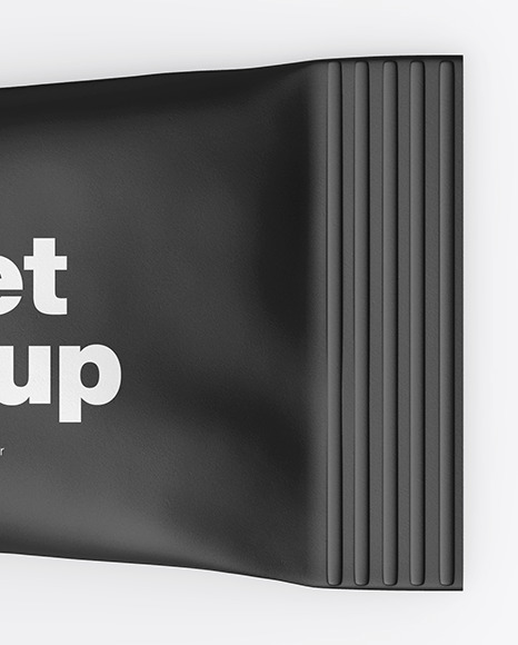 Matte Stick Sachet Mockup Matte Stick Sachet Mockup