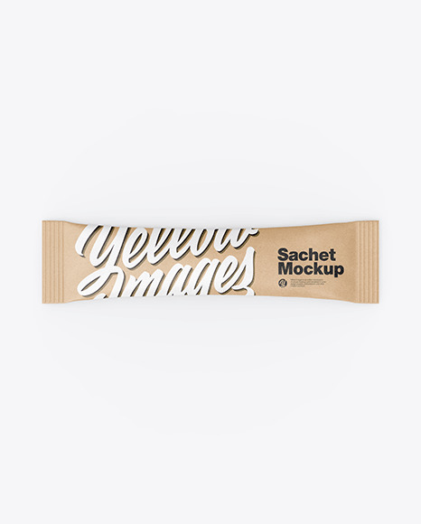 Kraft Stick Sachet Mockup