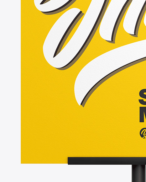 Street Stand Mockup PSD #2