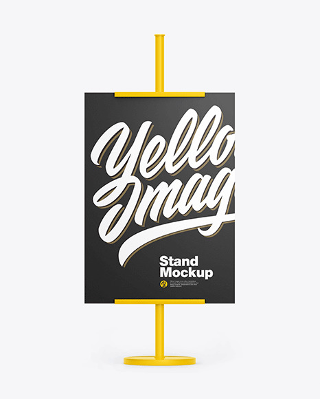 Street Stand Mockup PSD #6