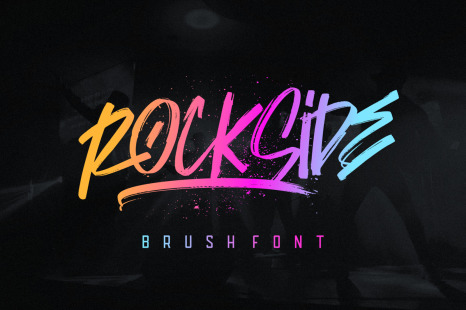 Rockside Brush Font