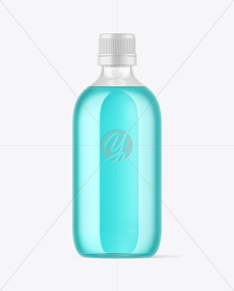 Clear Bottle Mockup for Photoshop