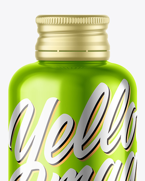 Metallic Bottle Mockup Metallic Bottle Mockup