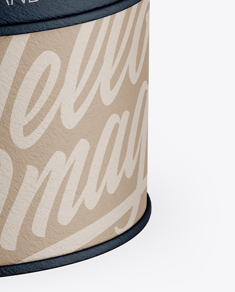 Paper Cosmetic Jar Mockup Paper Cosmetic Jar Mockup