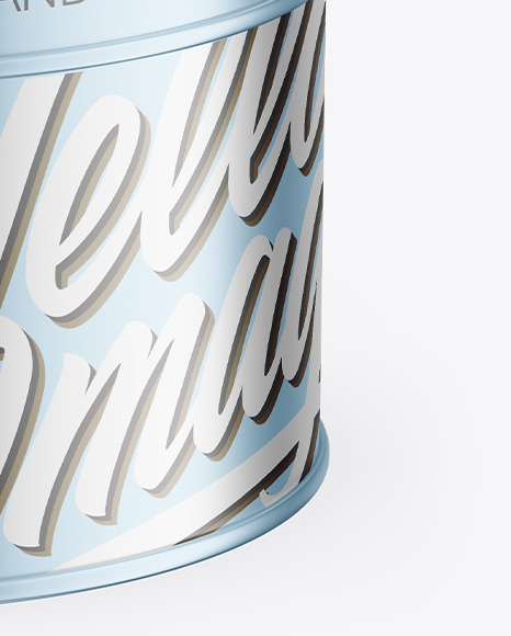 Metallic Cosmetic Jar Mockup Metallic Cosmetic Jar Mockup