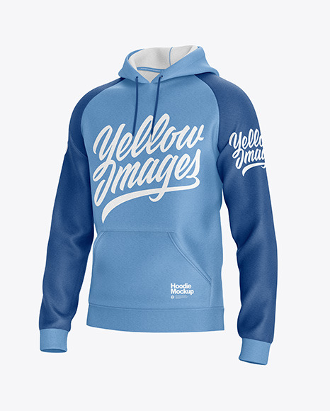 Download Heather Hoodie Mockup Half Side View In Apparel Mockups On Yellow Images Object Mockups