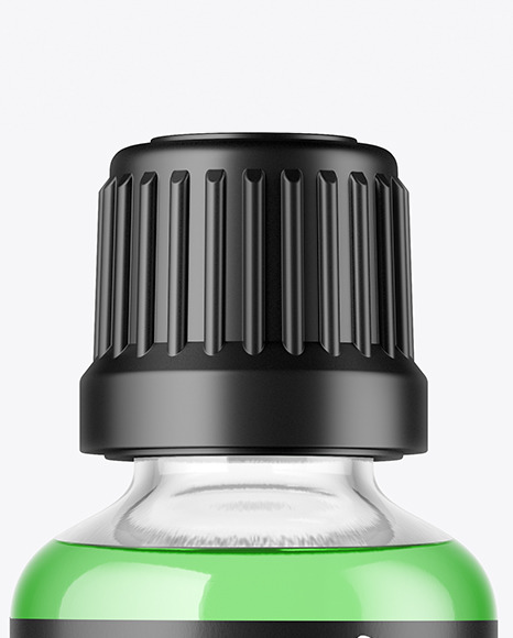 50ml Clear Glass Bottle Mockup 50ml Clear Glass Bottle Mockup